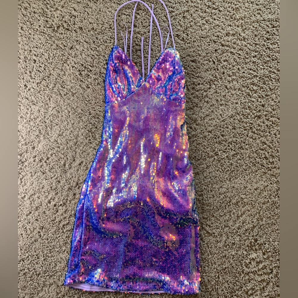 Windsor hemmed homecoming dress